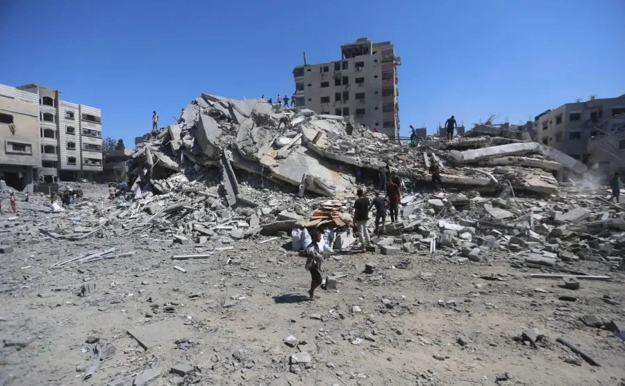 Последствия израильского удара по городу Газа, 14 сентября 2025 г. Фото: Keystone Press Agency / Global Look Press