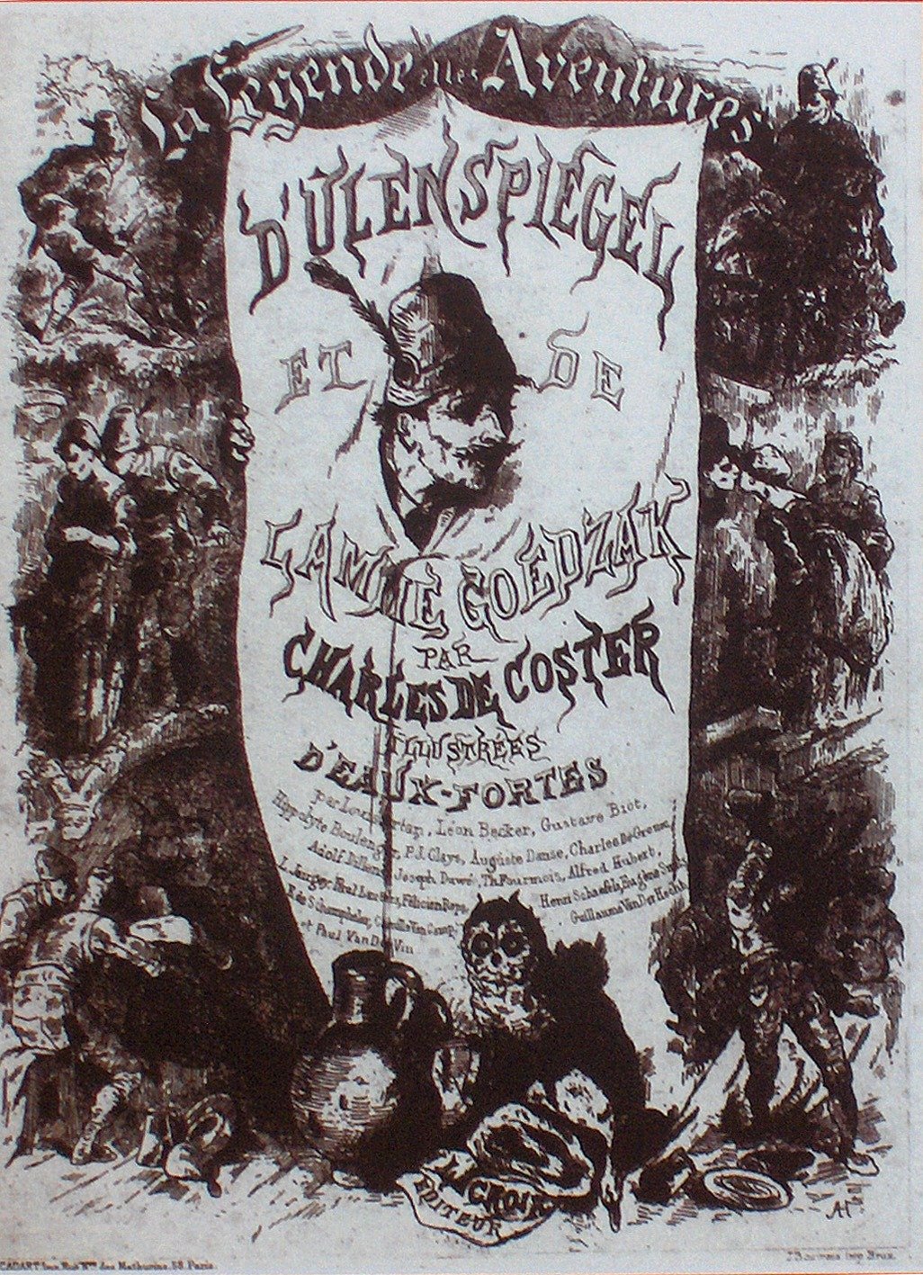 Легенда об Уленшпигеле, Шарль де Костер. Первое издание, 1869 г.