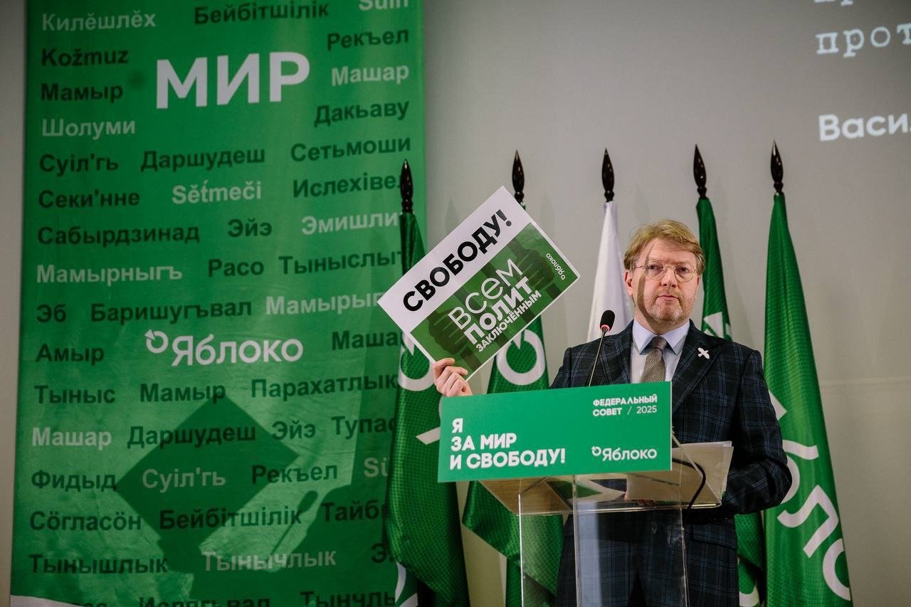 Николай Рыбаков. Фото: тг-канал партии «Яблоко»