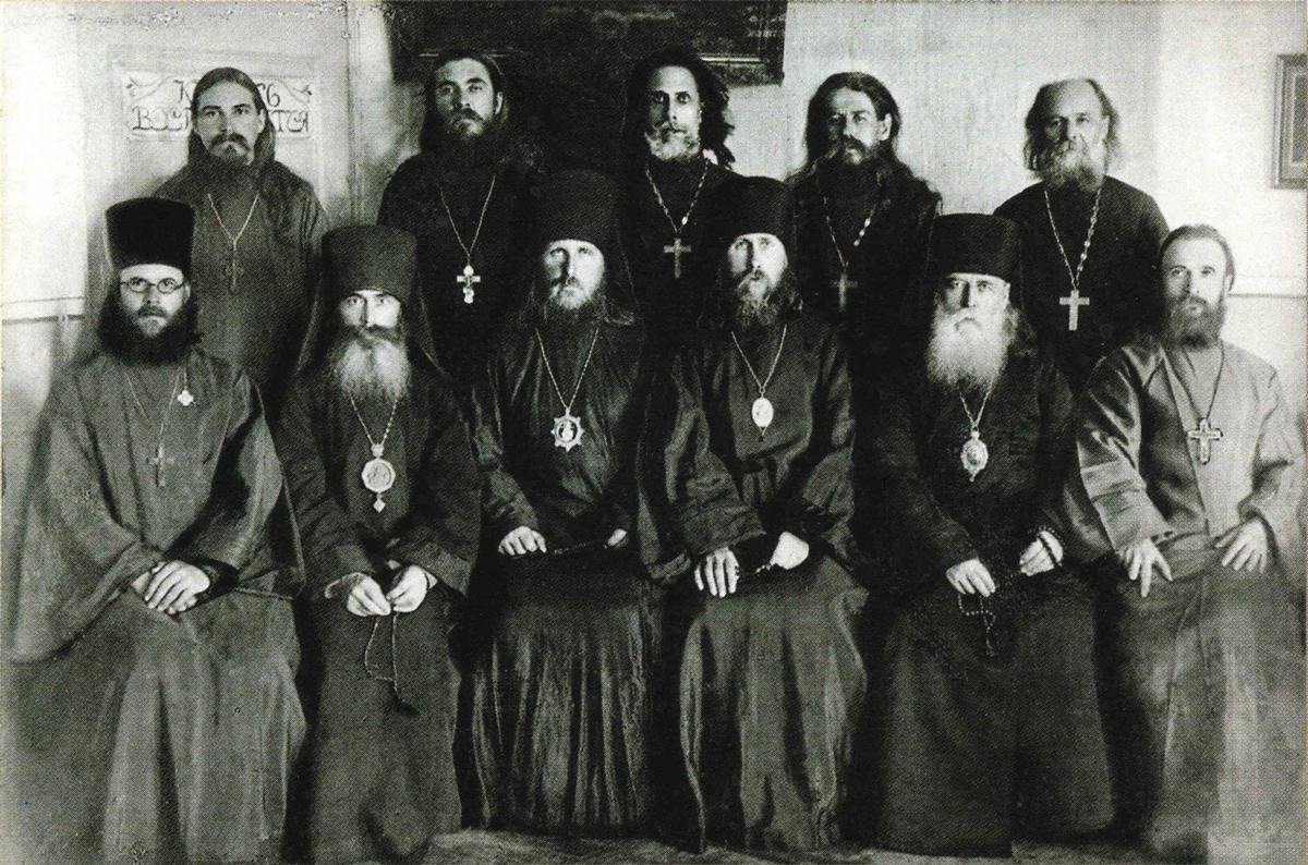 Православеное духовенство в Соловецком лагере. Фото: архив