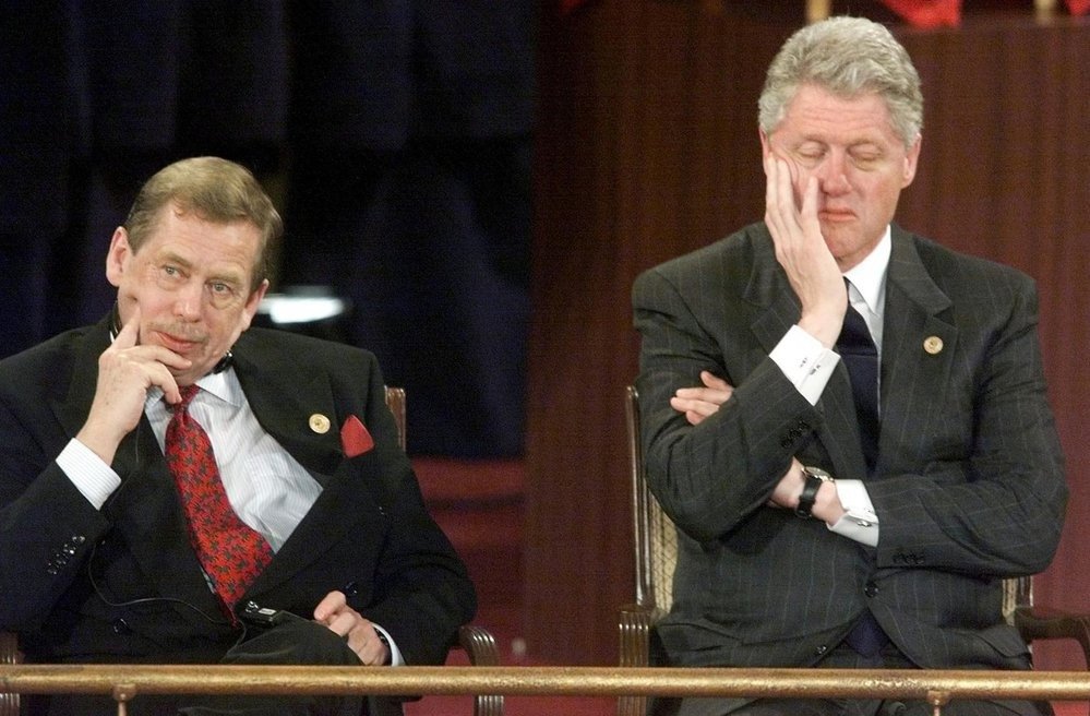 Вацлав Гавел и Билл Клинтон на саммите НАТО, 1999 год. Фото: архив
