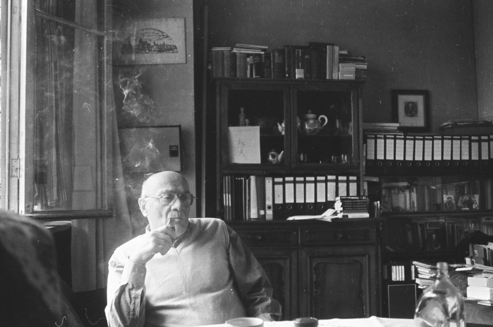 Мераб Мамардашвили, 1990 год. Фото: Gints Berzins / Фонд Мераба Мамардашвили