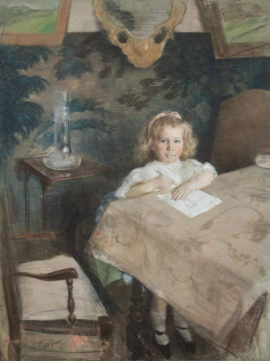 «Портрет Марины Николаевны Гриценко в детстве». Лев Бакст. 1905 год
