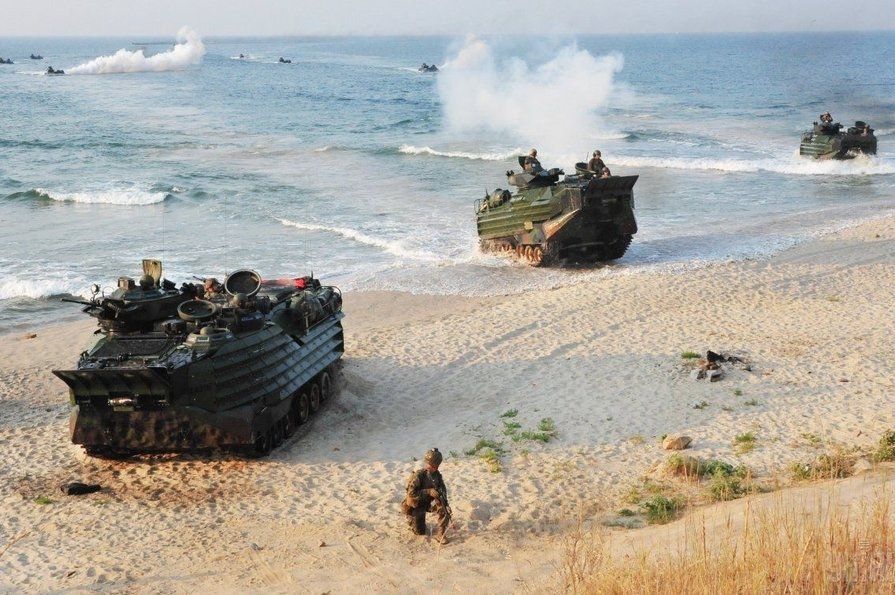 Военные учения «Морской бриз». Фото: архив