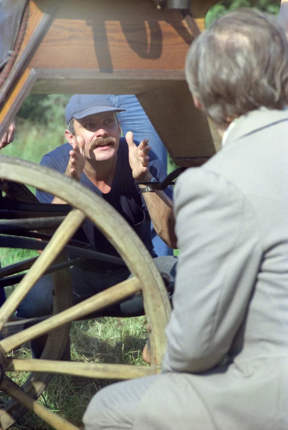 1979 год. Никита Михалков на съемках фильма «Несколько дней из жизни Обломова». Фото: Е.Корженкова / Фотохроника ТАСС