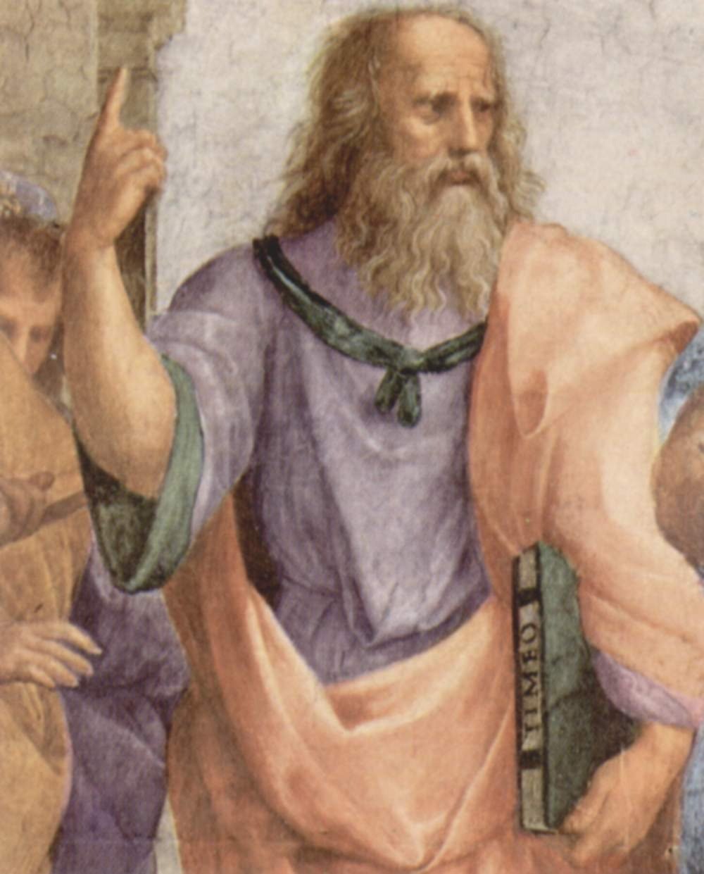 Платон. Фрагмент фрески Рафаэля Санти «Афинская школа», 1509–1511 гг.