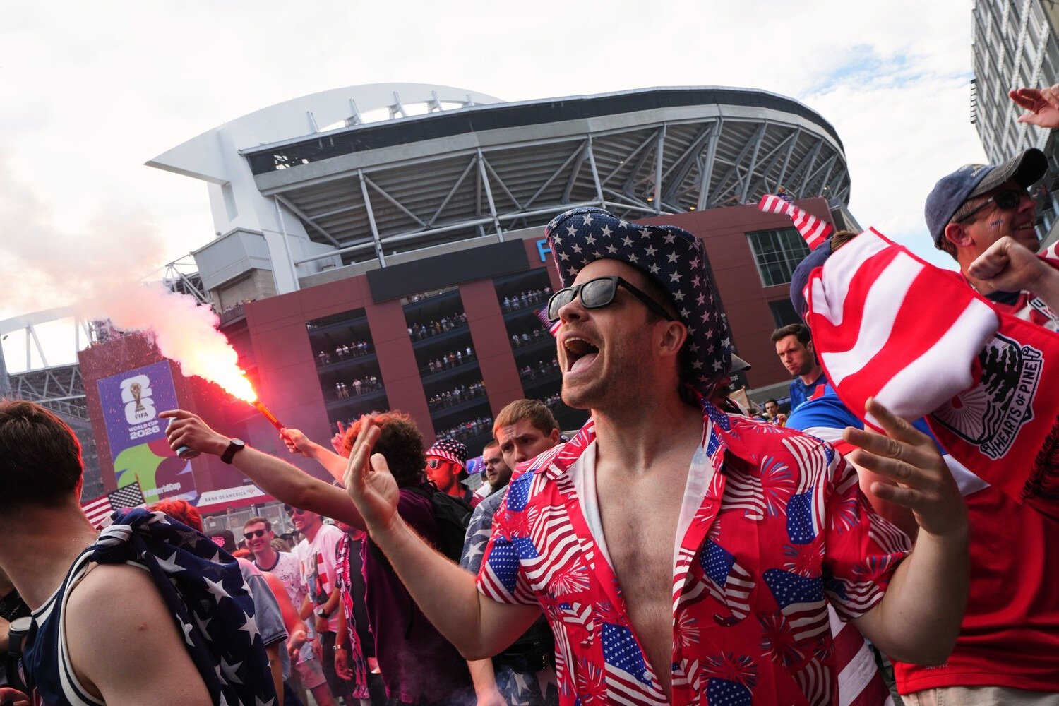 Болельщики сборной США. Фото: Lindsey Wasson / AP