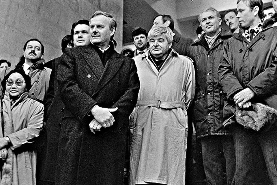 Анатолий Собчак и Гавриил Попов, 1992 год. Фото: архив