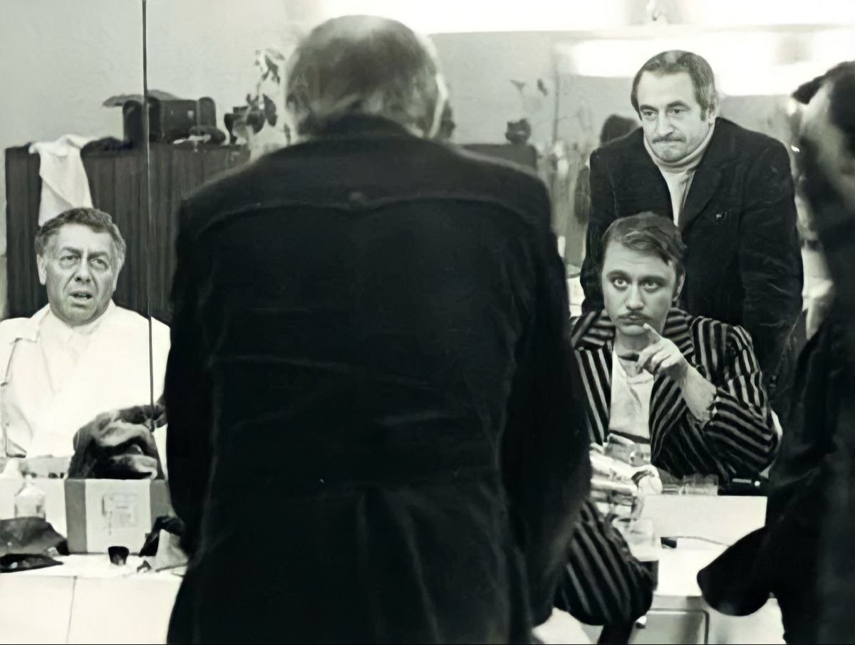 На съемках «Двенадцати стульев». Фото из архива А. Захаровой