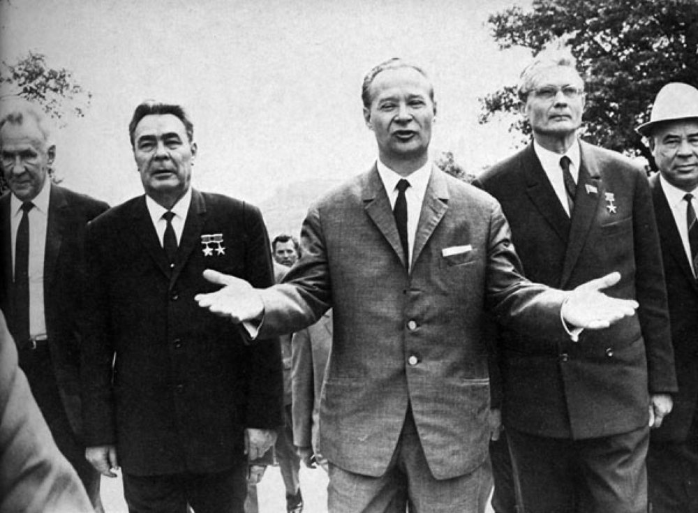 Леонид Брежнев, Александр Дубчек и Михаил Суслов, 1968 г. Фото: архив