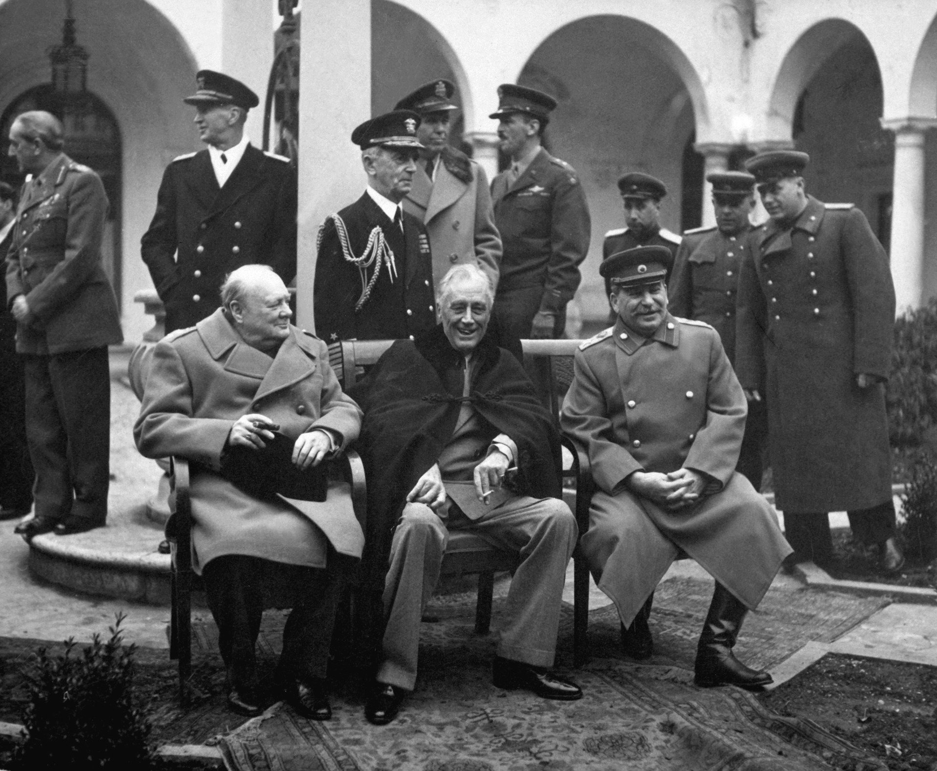 Черчилль–Рузвельт–Сталин, Ялта-1945. Фото: архив