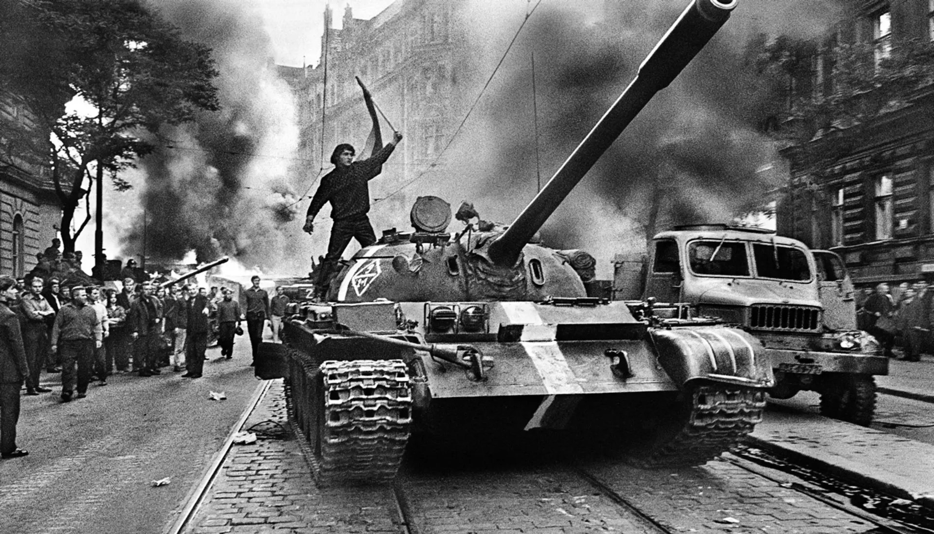 Прага, август 1968 года. Фото: Josef Koudelka / Magnum Photos